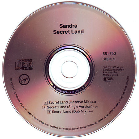 Sandra : Secret Land (CD, Maxi)
