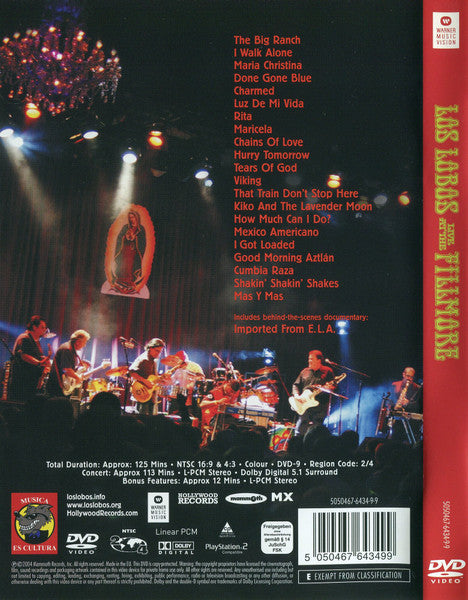 Los Lobos : Live At The Fillmore (DVD-V, PAL)