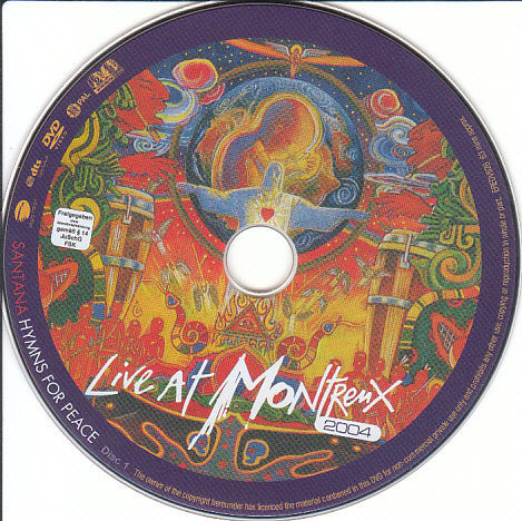Santana : Hymns For Peace Live At Montreux 2004 (2xDVD-V, PAL)