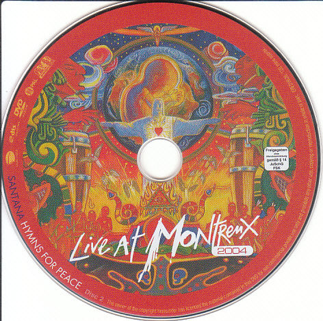Santana : Hymns For Peace Live At Montreux 2004 (2xDVD-V, PAL)