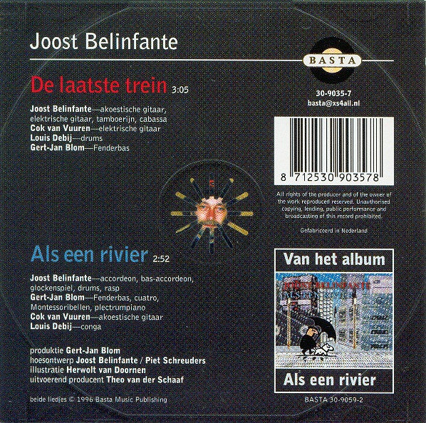 Joost Belinfante : De Laatste Trein (CD, Single)