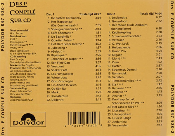 Drs. P : Compilé Sur CD (2xCD, Comp)