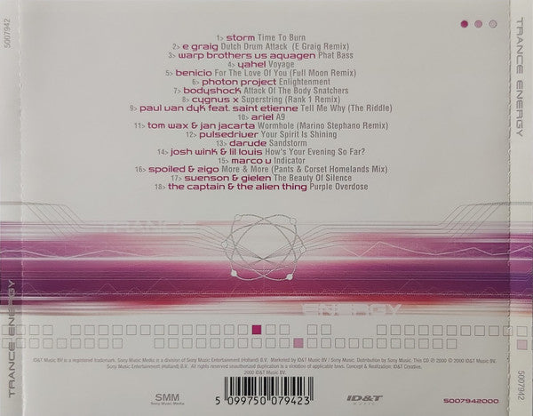 Various : Trance Energy (CD, Mixed)