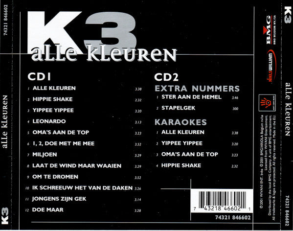 K3 : Alle Kleuren (2xCD, Album, Ltd)