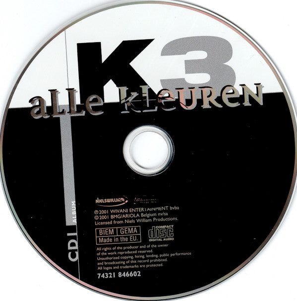 K3 : Alle Kleuren (2xCD, Album, Ltd)
