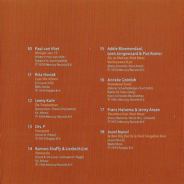 Various : De Mooiste Luisterliedjes 1 (CD, Comp)