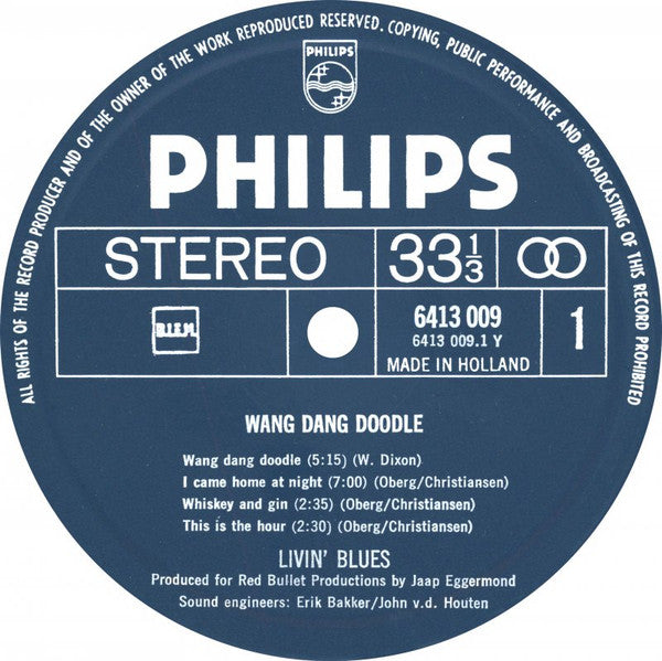 Livin' Blues : Wang Dang Doodle (LP, Album)