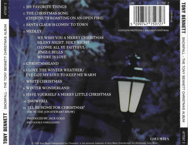 Tony Bennett : Snowfall - The Tony Bennett Christmas Album (Album,Reissue)