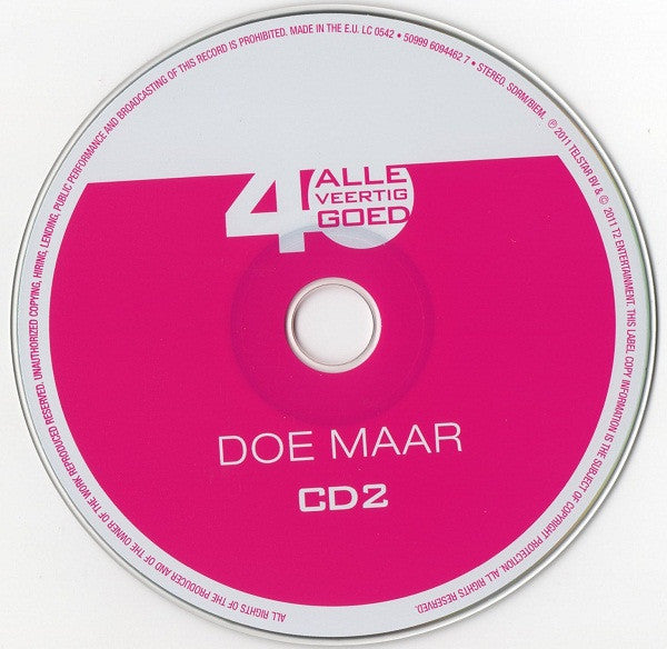 Doe Maar : Alle 40 Goed - Doe Maar (2xCD, Comp)