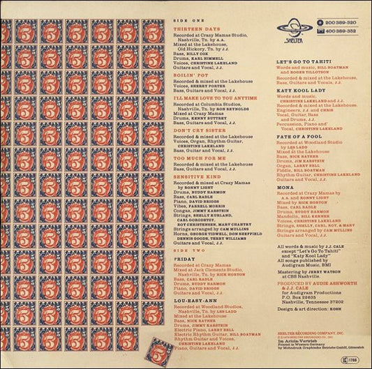 J.J. Cale : 5 (LP, Album)