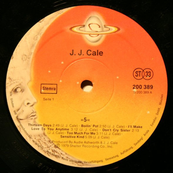 J.J. Cale : 5 (LP, Album)
