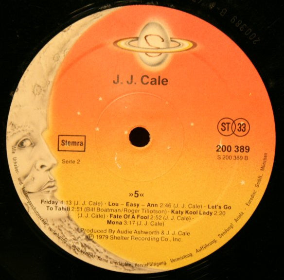 J.J. Cale : 5 (LP, Album)
