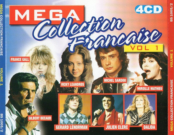 Various : Mega Collection Francaise Vol 1 (4xCD, Comp)