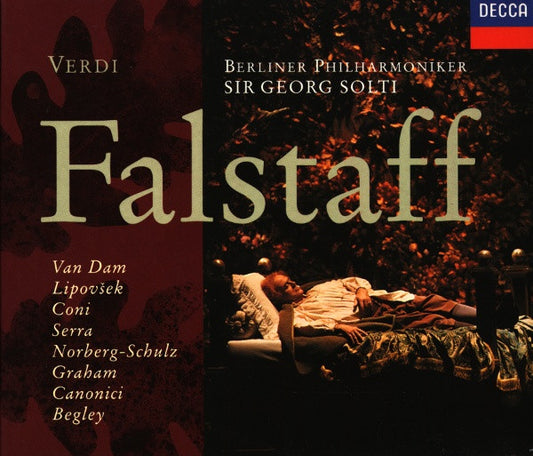 Giuseppe Verdi - José van Dam, Marjana Lipovšek, Paolo Coni, Luciana Serra, Elisabeth Norberg-Schulz, Susan Graham (2), Luca Canonici, Kim Begley, Berliner Philharmoniker, Georg Solti : Falstaff (2xCD)