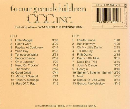 C.C.C. Inc. : To Our Grandchildren (2xCD, Comp, RE)