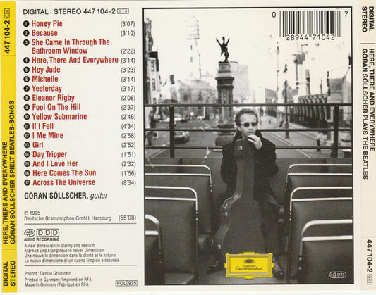 Göran Söllscher : Here, There And Everywhere (Göran Söllscher Plays The Beatles) (CD, Album)