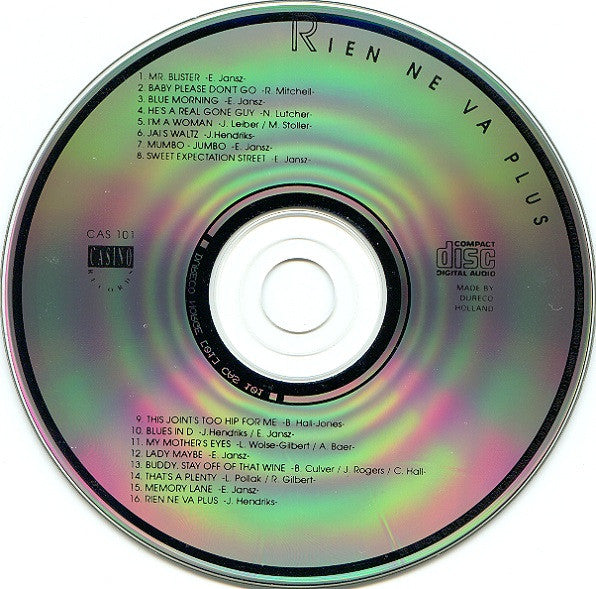 Rienne Va Plus : Rien Ne Va Plus (CD, Album)
