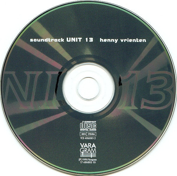 Henny Vrienten : Unit 13 (CD, Album)