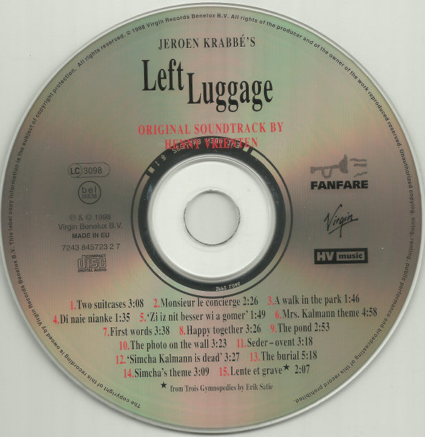 Henny Vrienten : Left Luggage (CD, Album)