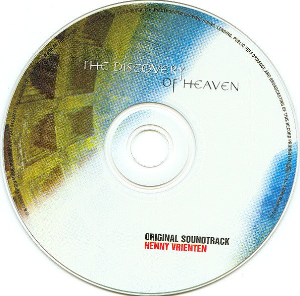 Henny Vrienten : The Discovery Of Heaven (CD, Album)