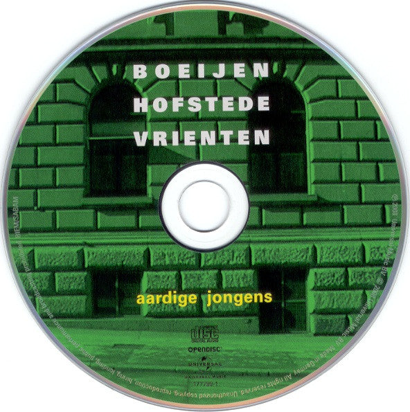 Frank Boeijen, Henk Hofstede, Henny Vrienten : Aardige Jongens (CD, Album, Dig)