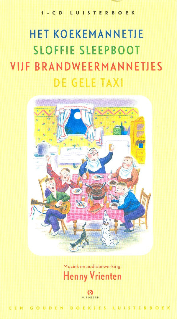 Henny Vrienten : Een Gouden Boekjes Luisterboek - Het Koekemannetje / Sloffie Sleepboot / Vijf Brandweermannetjes / De Gele Taxi (CD, Album)