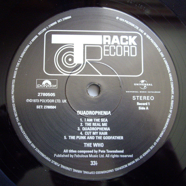 The Who : Quadrophenia (2xLP, Album, RE, RM, 180)