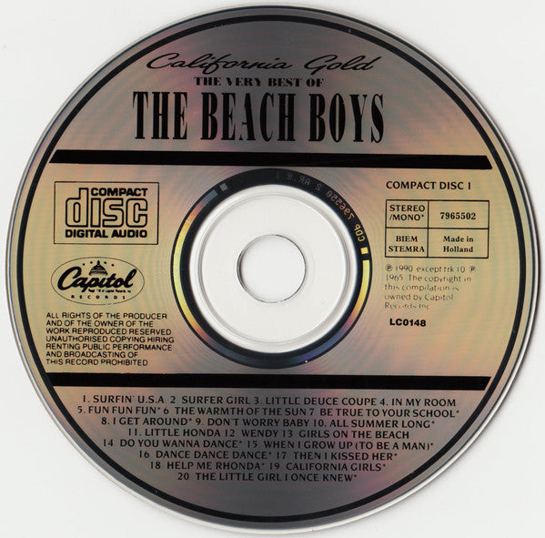 The Beach Boys : California Gold - The Very Best Of The Beach Boys (2xCD, Comp, RM)