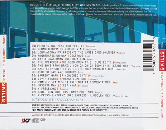 John Acquaviva : Skills (CD, Mixed)