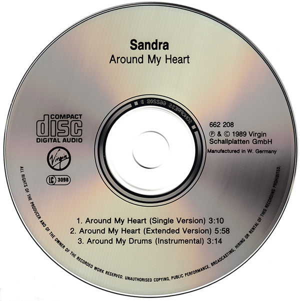 Sandra : Around My Heart (CD, Maxi)
