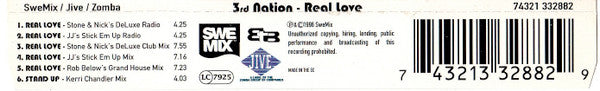 3rd Nation : Real Love (CD, Maxi)