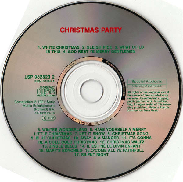 The London Studio Orchestra Conducted By Dick Bakker With Louis van Dijk, Thijs Van Leer, Pim Jacobs : Christmas Party (CD, Album, RE)