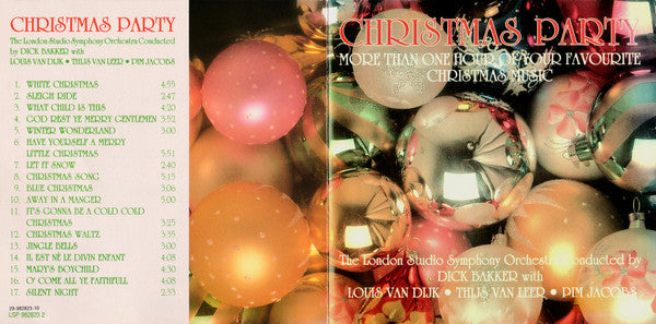 The London Studio Orchestra Conducted By Dick Bakker With Louis van Dijk, Thijs Van Leer, Pim Jacobs : Christmas Party (CD, Album, RE)