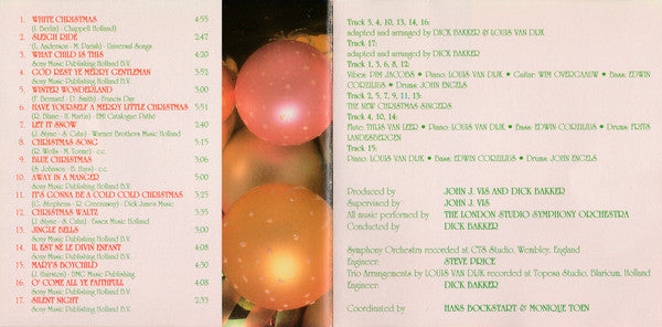 The London Studio Orchestra Conducted By Dick Bakker With Louis van Dijk, Thijs Van Leer, Pim Jacobs : Christmas Party (CD, Album, RE)