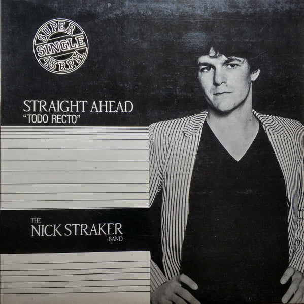 Nick Straker Band : Straight Ahead = Todo Recto (12", Maxi, Promo)