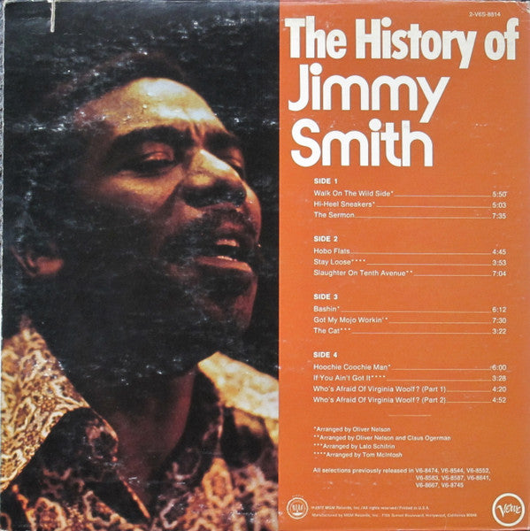 Jimmy Smith : The History Of Jimmy Smith (2xLP, Comp, Gat)