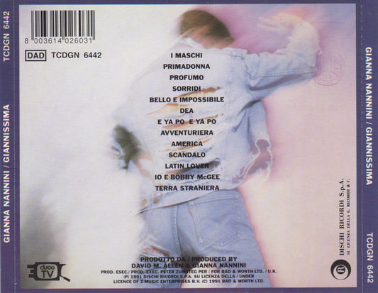 Gianna Nannini : Giannissima (Live) (CD, Album)