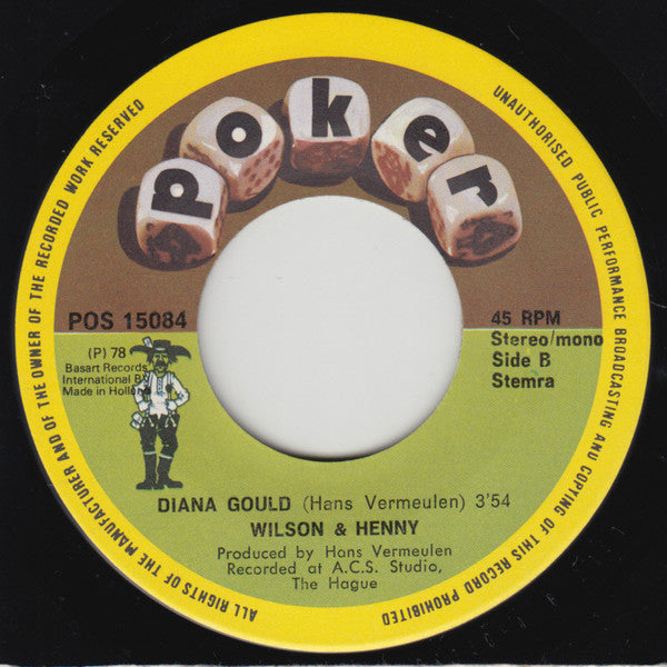Julio Wilson & Henny Huisman : Wilson & Henny / Diana Gould (7", Single)