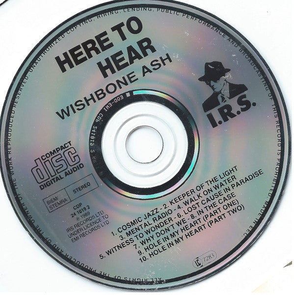 Wishbone Ash : Here To Hear (CD, Album)