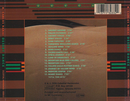 R. Carlos Nakai : Desert Dance (CD, Album)