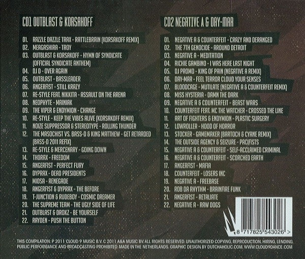 DJ Outblast & Korsakoff Vs. Negative A & Day-Mar : Kings And Queens (2xCD, Mixed)