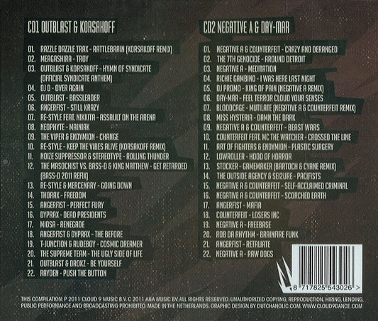DJ Outblast & Korsakoff Vs. Negative A & Day-Mar : Kings And Queens (2xCD, Mixed)