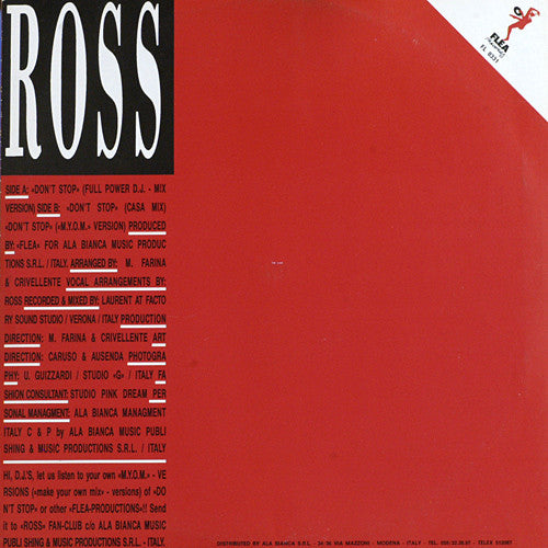 Ross : Don't Stop (12")