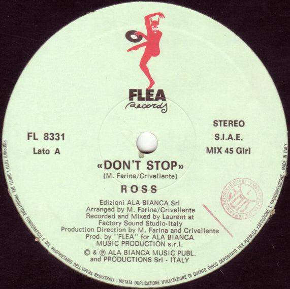 Ross : Don't Stop (12")