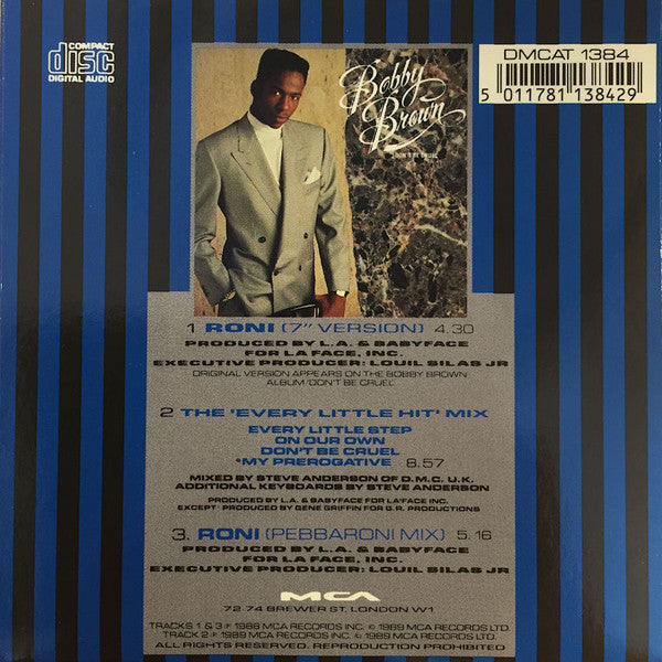 Bobby Brown : Roni (CD, Single)