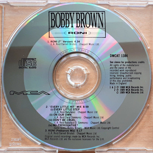 Bobby Brown : Roni (CD, Single)