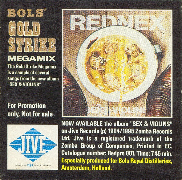 Rednex : Gold Strike Megamix (CD, Mini, Single, Promo, Smplr)