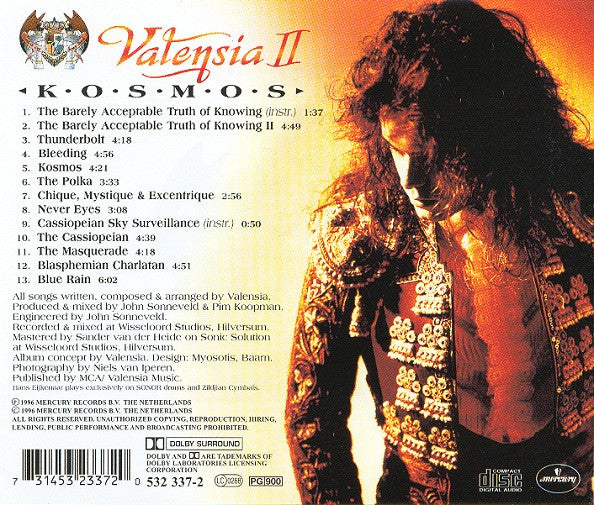 Valensia : Valensia II: Kosmos (CD, Album)