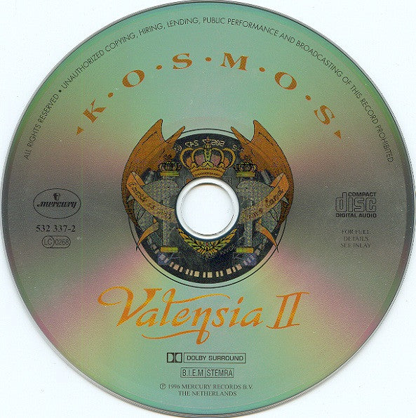 Valensia : Valensia II: Kosmos (CD, Album)