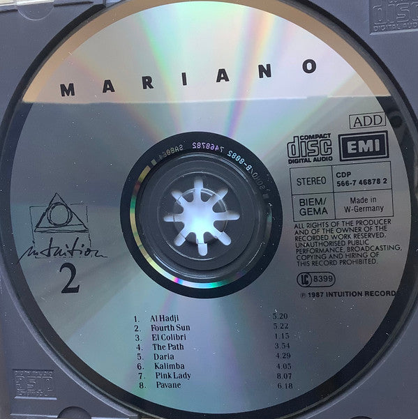 Charlie Mariano : Mariano (CD, Album)